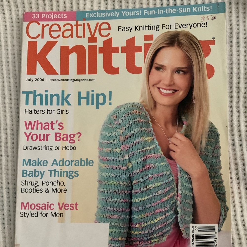 Creative Knitting 🧶 July 2006 Magazine